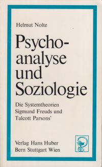 Nolte, Psychoanalyse und Soziologie. (Umschlag)