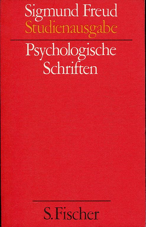 Freud, Psychologische Schriften. (Umschlag)