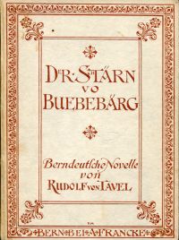 Tavel, Der Stärn vo Buebebärg. (Umschlag)