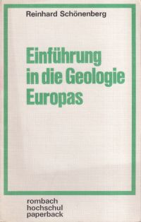 Schönenberg, Einführung in die Geologie Europas. (Umschlag)
