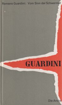 Guardini, Vom Sinn der Schwermut. (Umschlag)