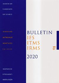 Bulletin IFS, ITMS, IRMS / IFS, Inventar der Fundmünzen der Schweiz, 27 (2020) (Umschlag)