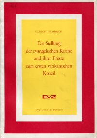 Nembach, Die Stellung der evangelischen Kirche (Umschlag)