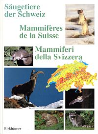 Säugetiere der Schweiz. (Umschlag)