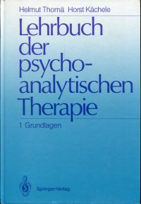 Thomä, Lehrbuch der psychoanalytischen Therapie. (Umschlag)
