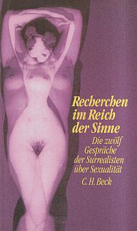 Recherchen im Reich der Sinne. (Umschlag)