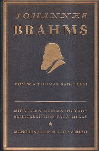 Thomas-San-Galli, Johannes Brahms. (Umschlag)