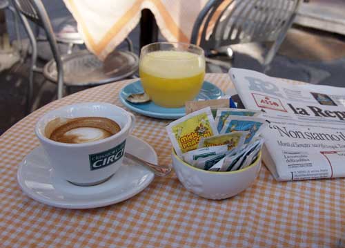 bildreich karten PK 826: caffè al mercato.