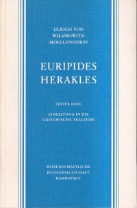 Wilamowitz-Moellendorff, Euripides, Herakles, Band 1: (Umschlag)