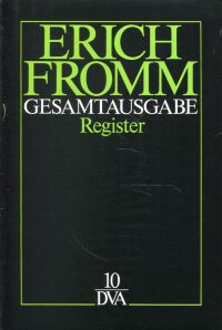 Fromm, Gesamtausgabe, Band 10: Register. (Umschlag)