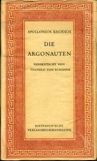 Apollonius Rhodios: Die Argonauten. (Umschlag)