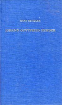 Reisiger, Johann Gottfried Herder. (Umschlag)